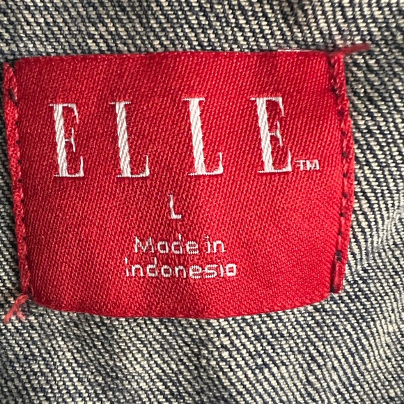 Elle Dark Blue Jean Jacket for Women - Picture 4 of 5